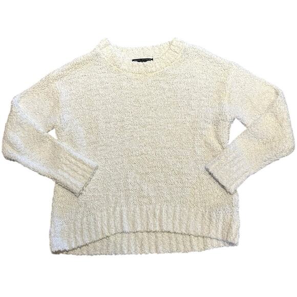 Social Standard by Sanctuary White Super Soft Popcorn Sweater Womens Medium - Picture 1 of 7